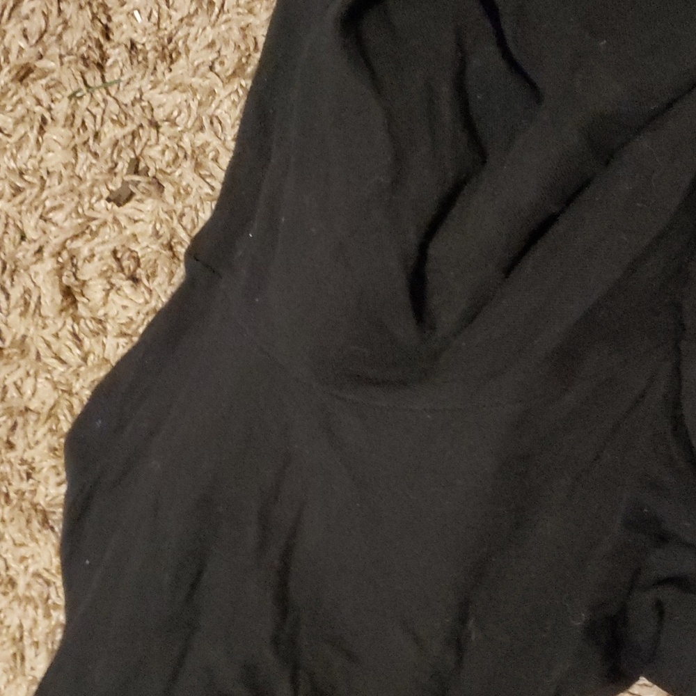 Torrid Full Length Signature Premium Leggings Black Lace Up Back sz 00 M 10 - Picture 4 of 9